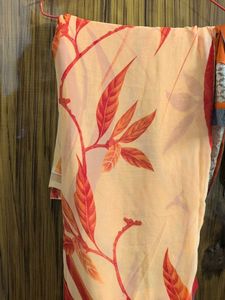Elegant Orange Saree