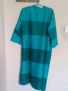 Never worn Teal Striped Kurta