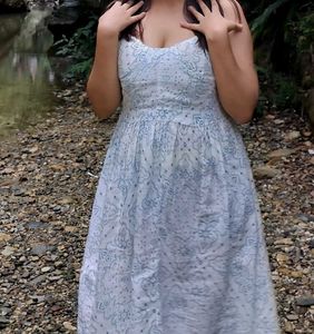 Bohemian Print Midi Dress