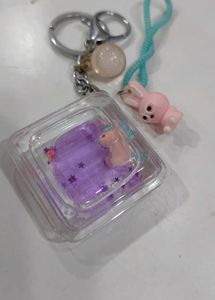 Cute Unicorn & Bunny Keychain (New)