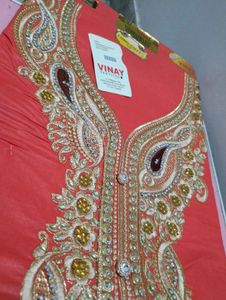Stunning Embroidered Kurta Material