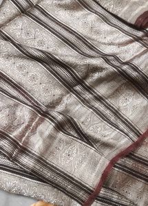 pure  organza banarsi saree