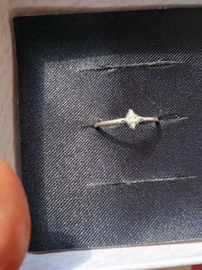 Giva Silver Diamond Ring with Box