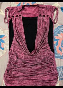 Beautiful Purple Fitted Top