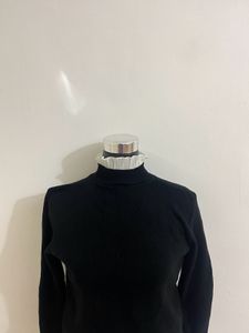 Black Turtleneck Korean style Sweater