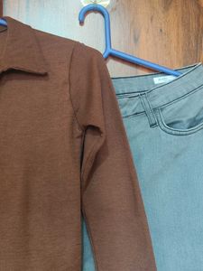 Grey Skinny Fit Jeans