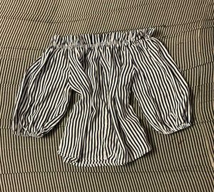 Striped Off-Shoulder Top