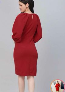 A Beautiful Red Sheath Dress