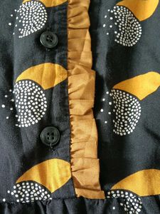 Stylish Black Printed dress