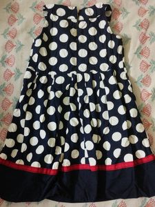 Polka Dotted Cotton Dress