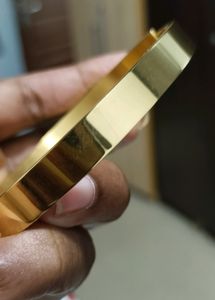 Mens Golden Kada Bracelet