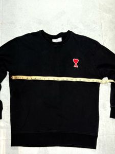 Ami Paris Black Sweatshirt