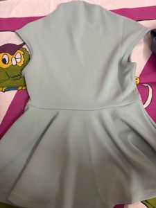 H&amp;M Elegant Pastel Peplum Top XS