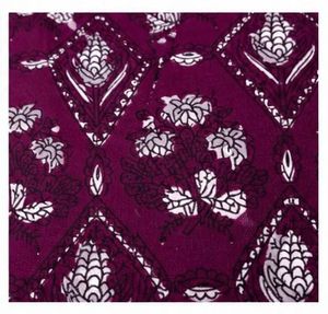 Elegant Plum Printed Maxi Dress