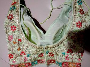 Pistachio Colour Blouse