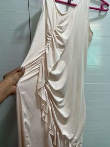 Elegant Ruched Midi Dress