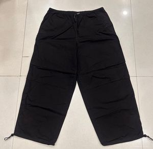 Black Wide Leg Parachute Pants