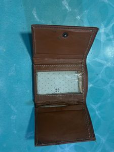 Brown Leather Bifold Wallet