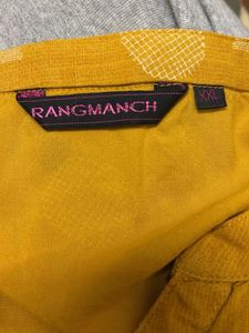 Stylish Yellow Printed Kurta