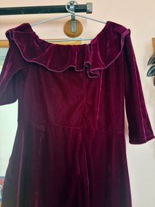 Velvet jumpsuit
