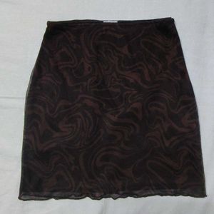 brown mini skirt  SALE!!