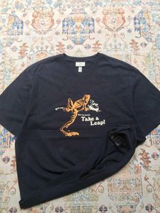 Printed H&amp;M Drop Shoulder T shirt