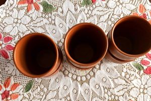 Terracotta Cups Set