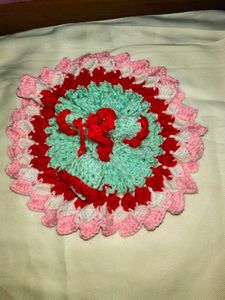 Handmade Crochet Wool Krishna Dress  Size No 3