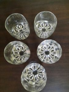 🌷Classy Set Of New 5 Large Juice Glasses🌷