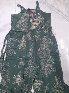 MAX Women Printed Pinafore Strap jumpsuit