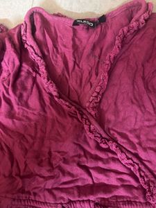 Boho Ruffle Wrap Dress