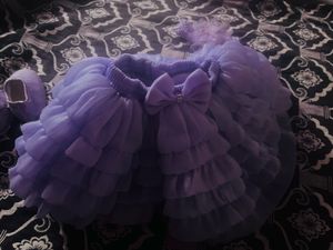 Lavender Baby Tulle Dress Set