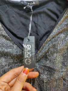 Silver Shimmer Party Top