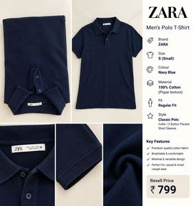 Zara brand new men polo T-shirt