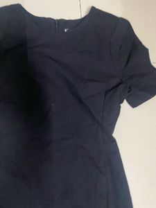 Classic Black Short Sleeve Dress