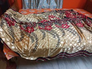 Beautiful glossy soft saree