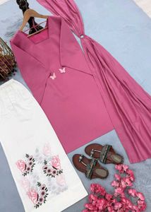 Beautiful Pink Kurta Set with Palazzo