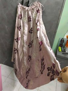 Embroidered Purple Kurta Set