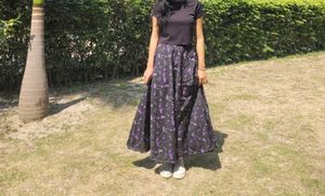 Floral Long Skirt