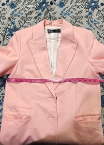 Stylish Pink Zara Blazer