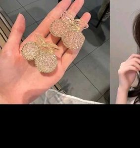 Sparkling Cherry Hair Clips