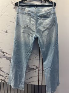 Max High Waist Light Wash Denim Jeans- 30