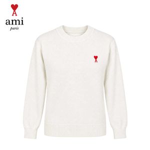 AMI Paris White Sweater
