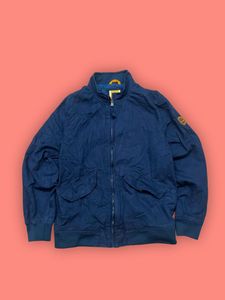 Men's Navy Blue Bomber Jacket