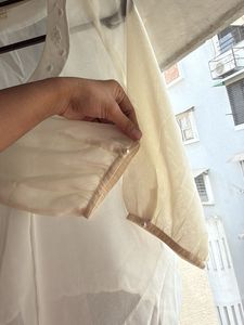 Elegant Sheer White Blouse
