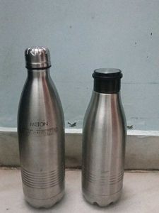 Milton Stainless Steel Water Bottles (Set of 2)