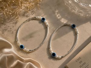 Evil Eye &amp; Pearl Bracelets - Set of 2