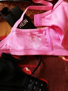 Pack of 2 Bras - Black &amp; Pink