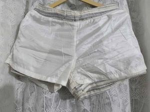 Striped High-Waisted Shorts
