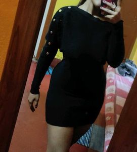 Chic Black Bodycon Dress